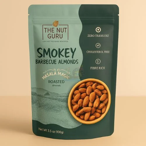 The Nut Guru Barbeque Almonds The Nut Guru Barbeque Almonds