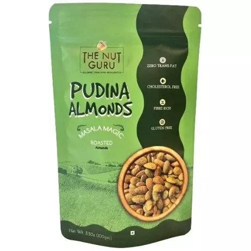The Nut Guru Pudina Almonds โ A Refreshing Twist on Classic Crunch The Nut Guru Pudina Almonds โ A Refreshing Twist on Classic Crunch