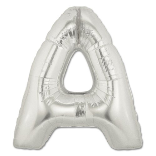 The Magic Balloons Store-16" Silver A foil Balloon Alphabets