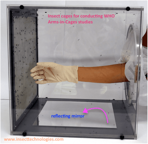 WHO Testing Cage for Arm-in-Cage Studies WHO Testing Cage for Arm-in-Cage Studies