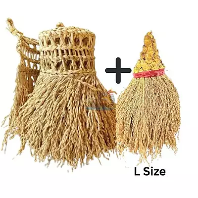 Real Paddy Torana and Kucchu with Paddy Grains