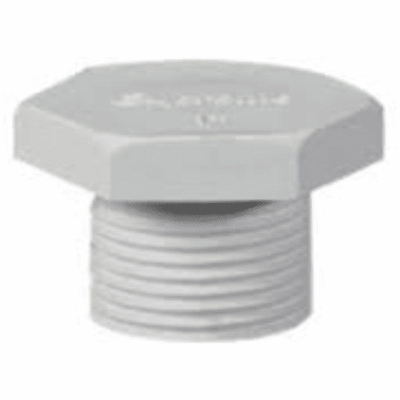 Threaded Plug, 15mm, 1/2(Inch), Supreme Aqua Gold uPVC High Pressure Plumbing System