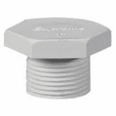 Threaded Plug, 80mm, 3(F)(Inch), Supreme Aqua Gold uPVC High Pressure Plumbing System