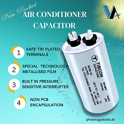 Tibcon 60 MFD Capacitor for Air Conditioner (PIN Type) Tibcon 60 MFD Capacitor for Air Conditioner (PIN Type)