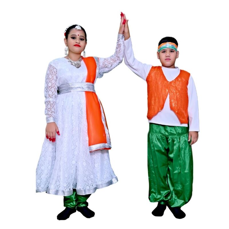 Tiranga Color Costume for Boys & Girls