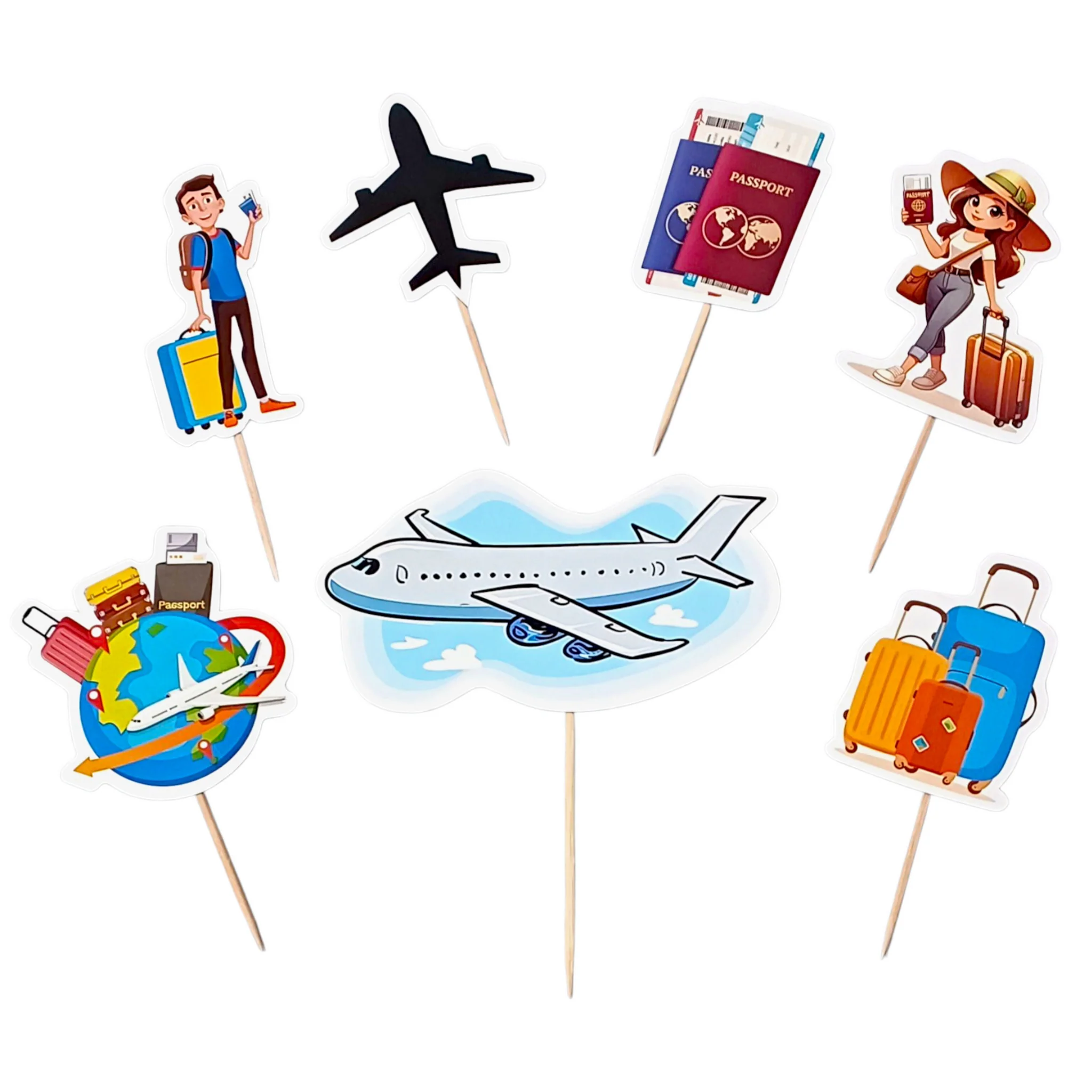 Travelling Theme Topper Flight Travelling Theme Topper Flight