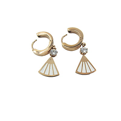 Anti Tarnish Earrings - Triangle Anti Tarnish Earrings - Triangle