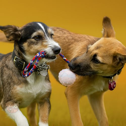 Tug Ball on Solid Rope โ Durable Play Toy for Small & Medium Dogs Tug Ball on Solid Rope โ Durable Play Toy for Small & Medium Dogs