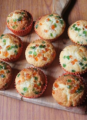 Tutti frutti muffins