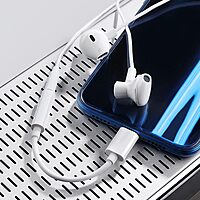 Type-C & Lightning to 3.5mm Jack Audio Adapter – Headphone Connector Cable for iPhone, Android, and USB-C Devices Type-C & Lightning to 3.5mm Jack Audio Adapter – Headphone Connector Cable for iPhone, Android, and USB-C Devices