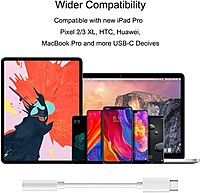 Type-C & Lightning to 3.5mm Jack Audio Adapter – Headphone Connector Cable for iPhone, Android, and USB-C Devices Type-C & Lightning to 3.5mm Jack Audio Adapter – Headphone Connector Cable for iPhone, Android, and USB-C Devices