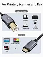 Type C To C 3.1 Printer Cable 1M Type C To C 3.1 Printer Cable 1M