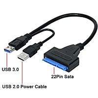 USB 3.0 to SATA III Adapter Cable with UASP SATA to USB Converter for 3.5" Hard Drives Disk HDD & Solid State Drives USB 3.0 to SATA III Adapter Cable with UASP SATA to USB Converter for 3.5" Hard Drives Disk HDD & Solid State Drives