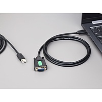 USB-A(M) to RS-232 DB9 Serial Cable, 9-Pin Male with Advanced Chipset - 1.5M