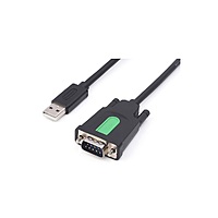 USB-A(M) to RS-232 DB9 Serial Cable, 9-Pin Male with Advanced Chipset - 1.5M