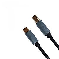 USB Type C to USB B 2.0 Printer Cable, Scanner Cable Compatible with HP Canon Epson Lexmark MacBook Pro/Air iMac XPS ASUS Laptops (Black) USB Type C to USB B 2.0 Printer Cable, Scanner Cable Compatible with HP Canon Epson Lexmark MacBook Pro/Air iMac XPS ASUS Laptops (Black)