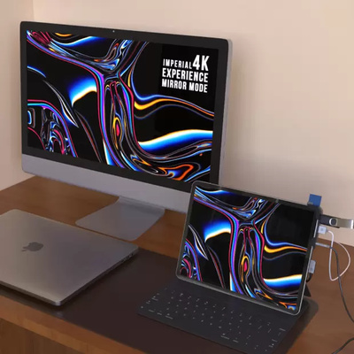 USB-C Dock for iPad Pro with HDMI / USB / SD & Micro SD slot / 3.5 Audio jack / USB-C PD charging upto 100W
