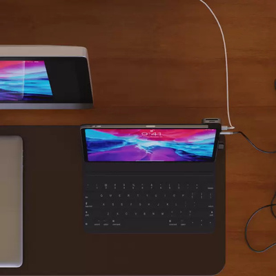 USB-C Dock for iPad Pro with HDMI / USB / SD & Micro SD slot / 3.5 Audio jack / USB-C PD charging upto 100W