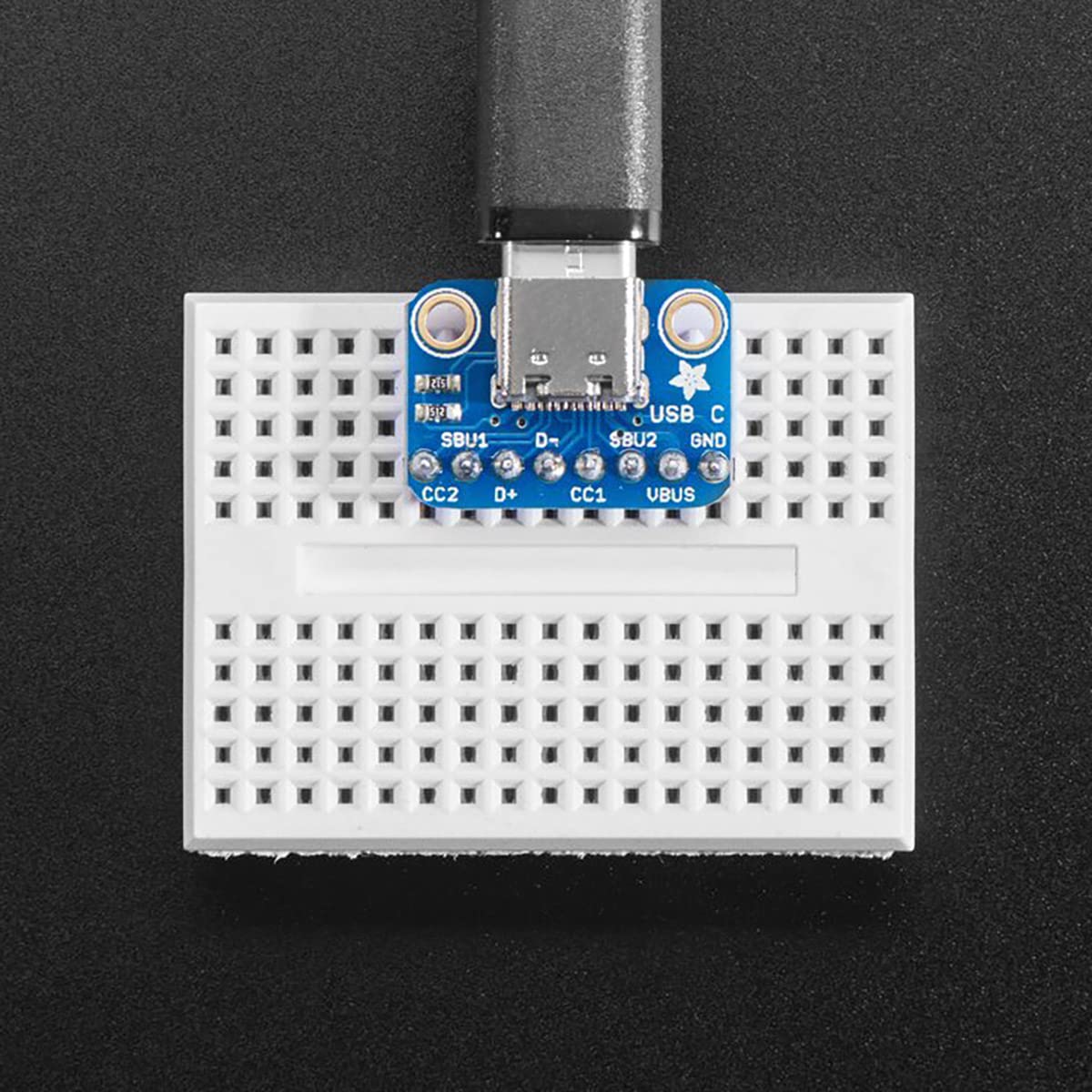 Type-C USB Female to DIP PCB Breakout Board