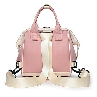 Small Travel Diaper Bag Backpack Mini Diaper Tote Portable Crossbody Diaper Changing Backpack with Insulated Pocket