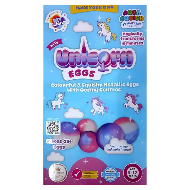 Unicorn Eggs Aqua Squish Kit Unicorn Eggs Aqua Squish Kit
