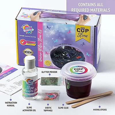 Unicorn glitter slime Unicorn glitter slime