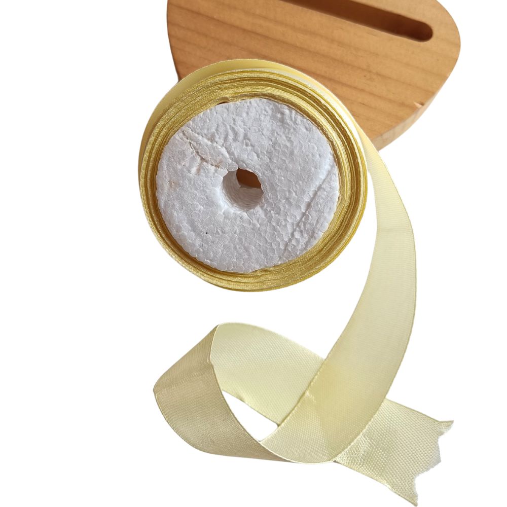Satin Ribbon 1 Inch- 107-Cream