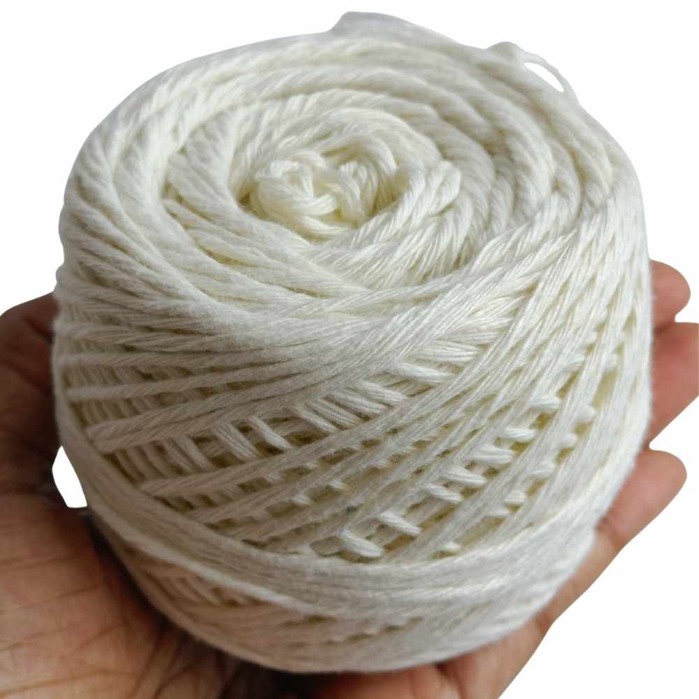Cotton Yarn 8 Ply Off White