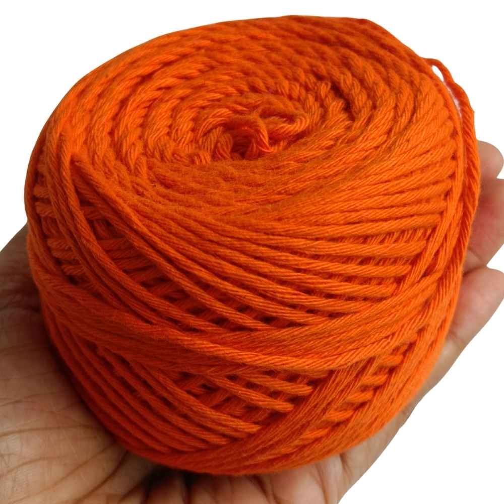 Cotton Yarn 8 Ply Orange