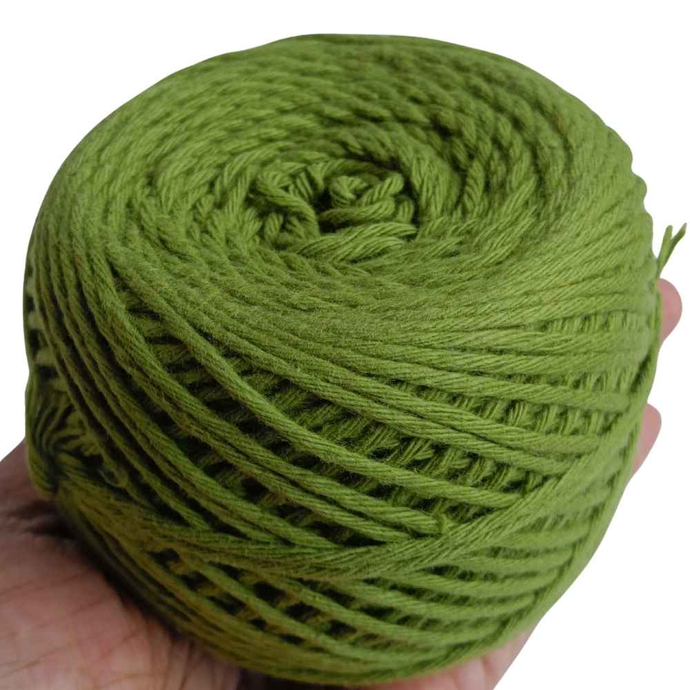 Cotton Yarn 8 Ply Fern Green Cotton Yarn 8 Ply Fern Green