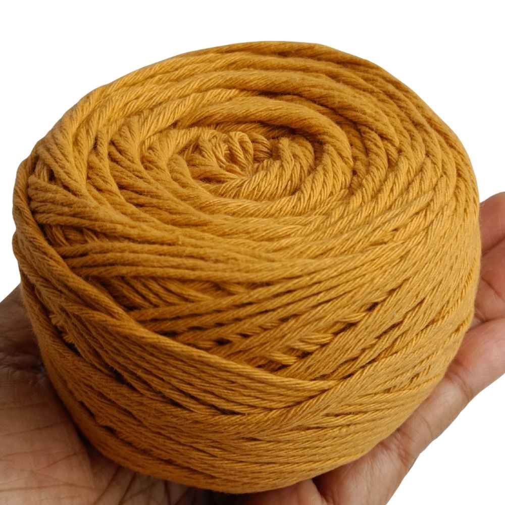 Cotton Yarn 8 Ply Carrot Orange