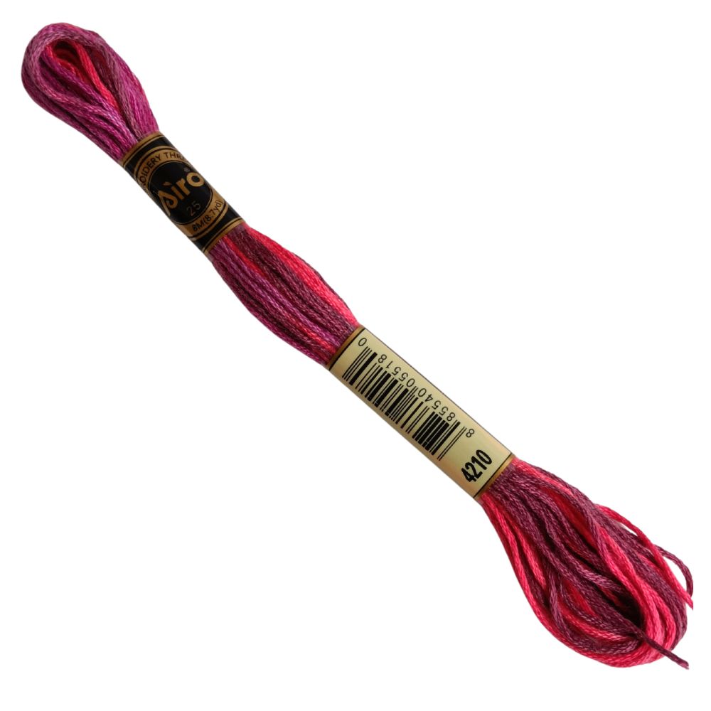Airo Embroidery Thread Multi 4210 Radiant Ruby Airo Embroidery Thread Multi 4210 Radiant Ruby
