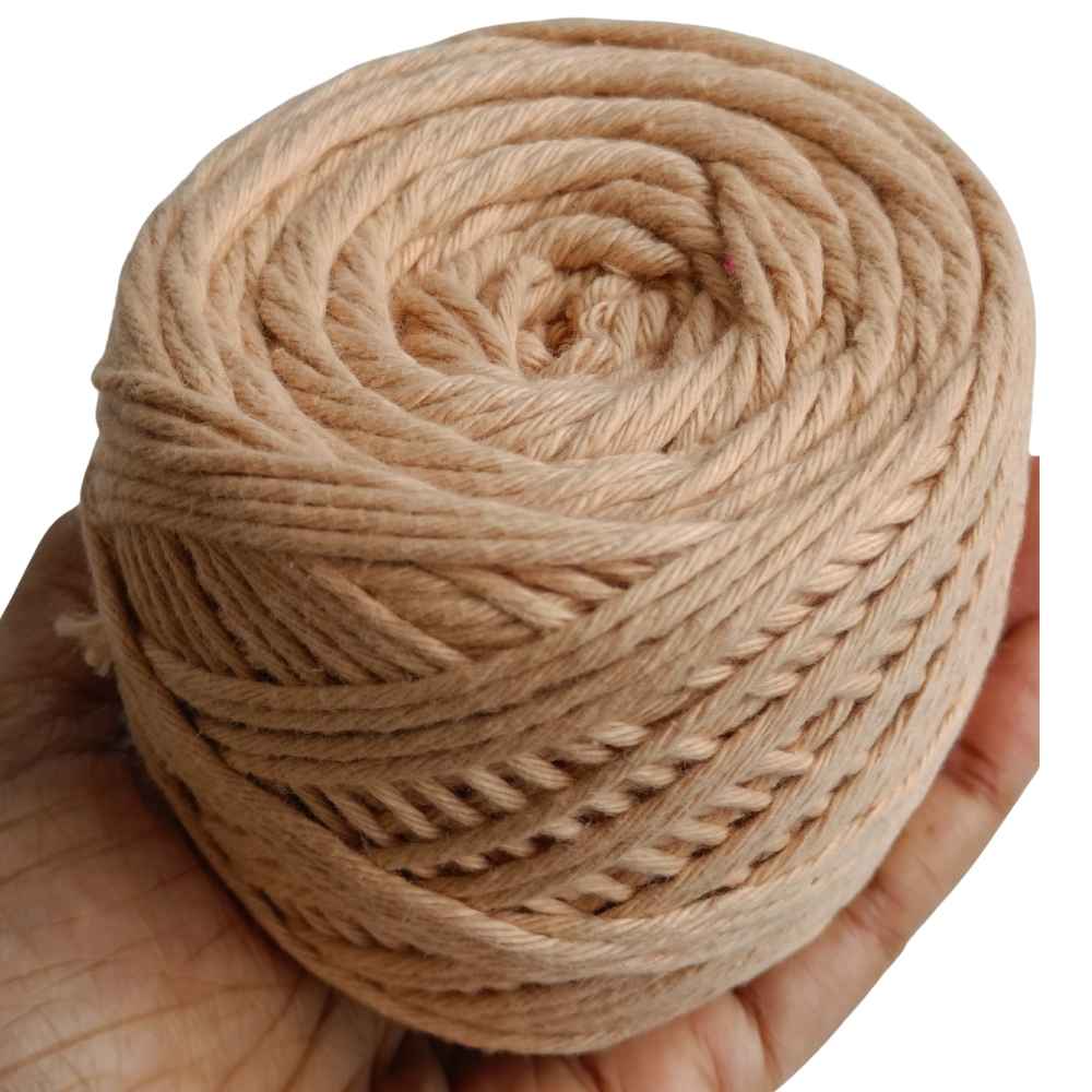 Cotton Yarn 8 Ply Tan