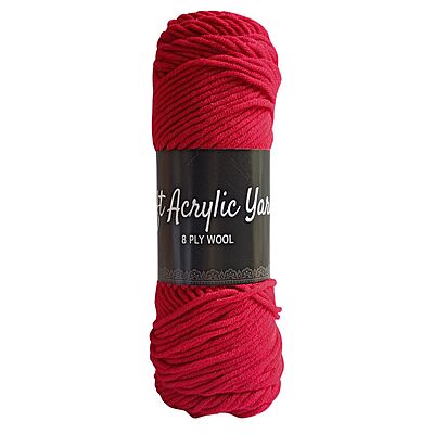 Soft Acrylic Yarn 8 ply Dark Burgundy Soft Acrylic Yarn 8 ply Dark Burgundy