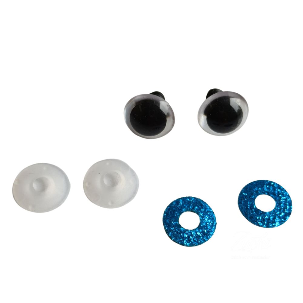 Safety Eyes Glitter- Blue