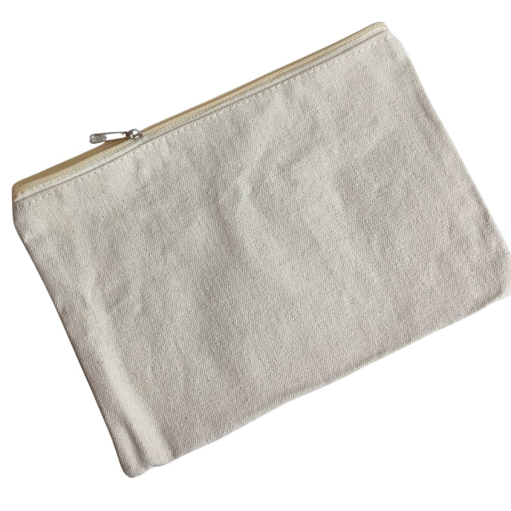 Canvas Pouch With Zipper Canvas Pouch With Zipper