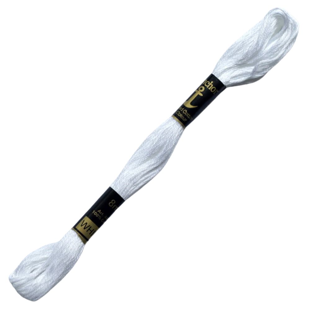 Anchor Embroidery Thread White Anchor Embroidery Thread White