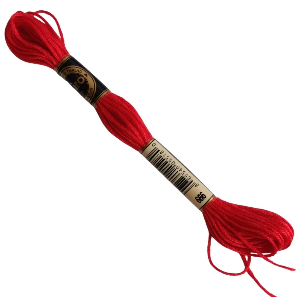 Airo Embroidery Thread 666 Bright Red