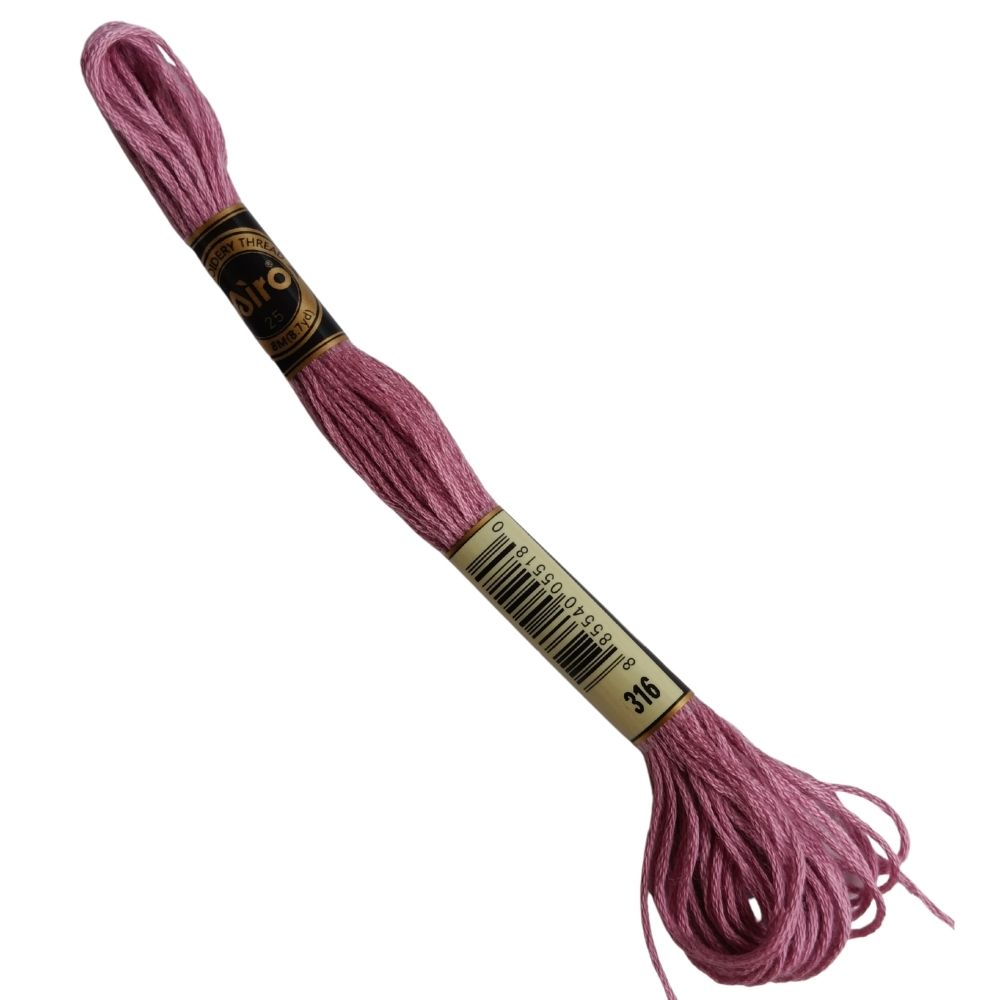 Airo Embroidery Thread 316 Medium Antique Mauve Airo Embroidery Thread 316 Medium Antique Mauve