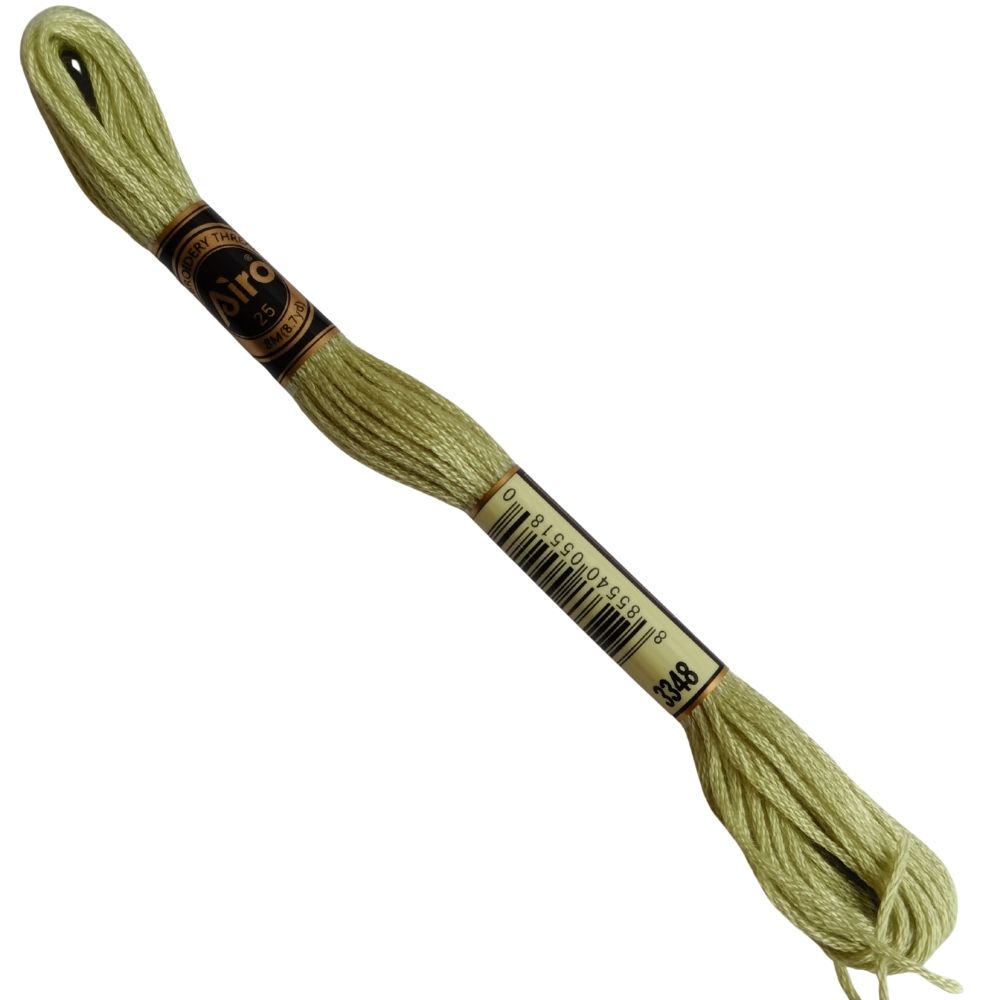 Airo Embroidery Thread 3348 Light Yellow Green Airo Embroidery Thread 3348 Light Yellow Green