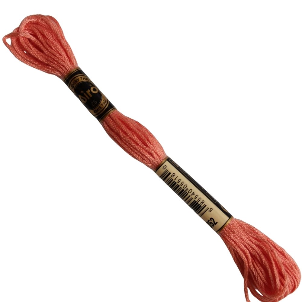 Airo Embroidery Thread 352 Light Coral Pink Airo Embroidery Thread 352 Light Coral Pink