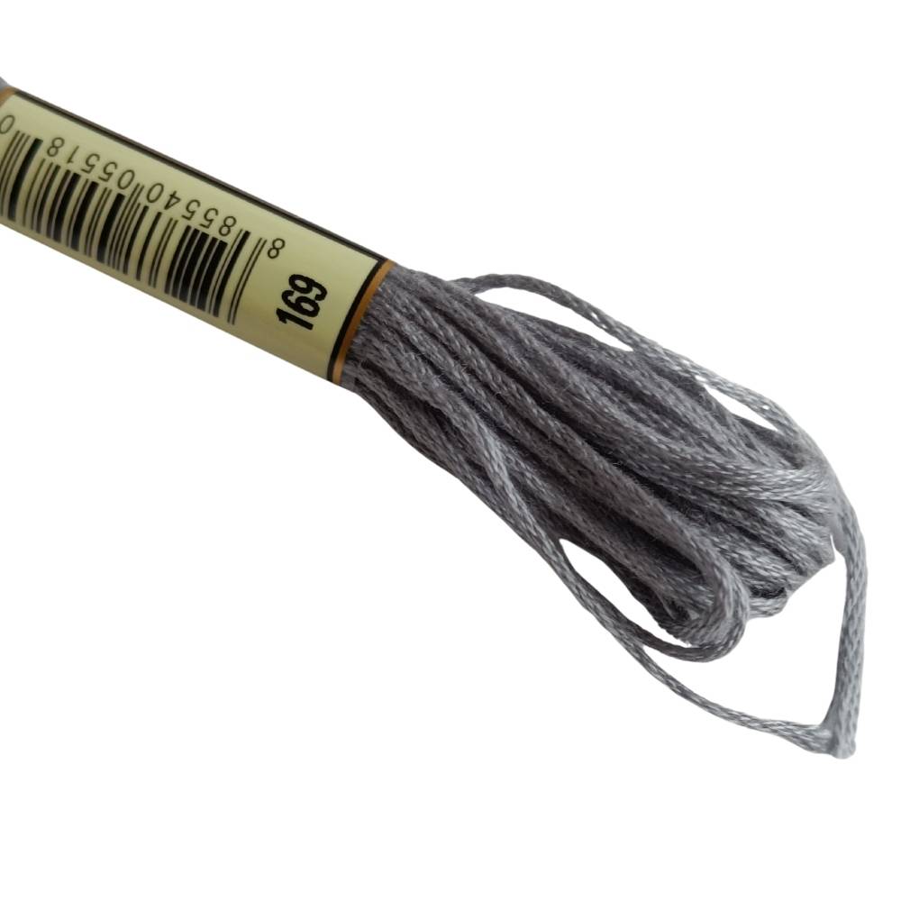 Airo Embroidery Thread 169 Light Pewter Grey