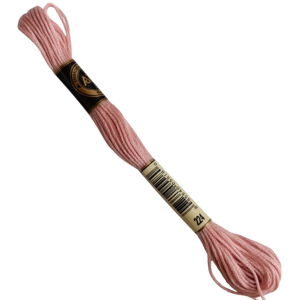 Airo Embroidery Thread 224 Very Light Shell Pink Airo Embroidery Thread 224 Very Light Shell Pink