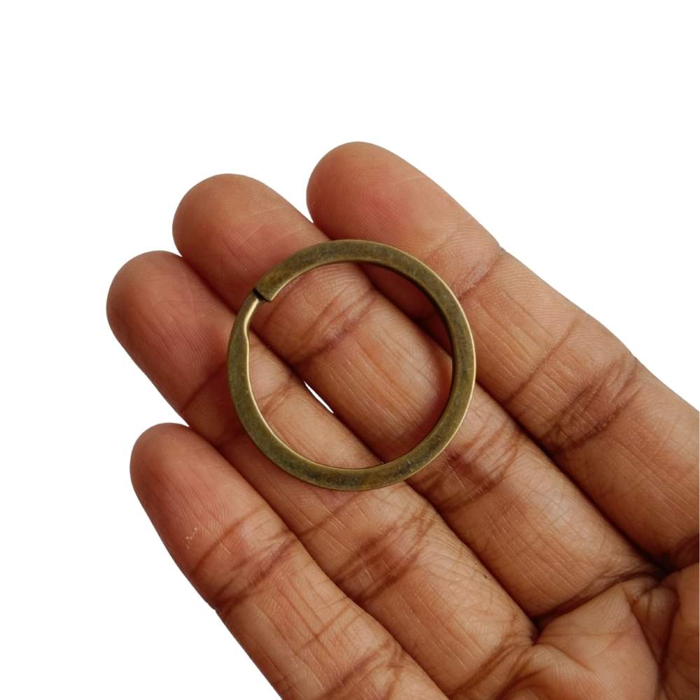 Plain Key Ring Antique Bronze