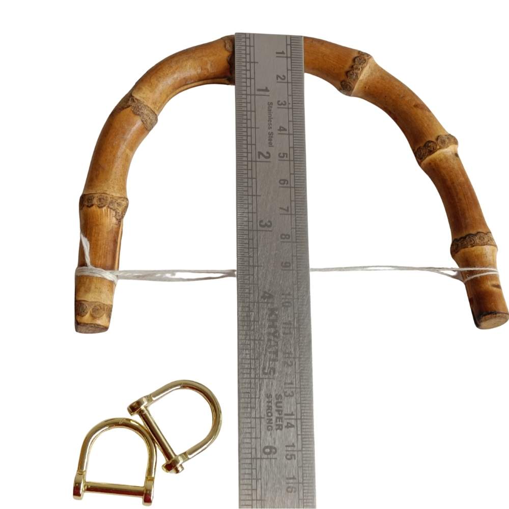 Bag Handle- Natural Bamboo Cane Bag Handle- Natural Bamboo Cane
