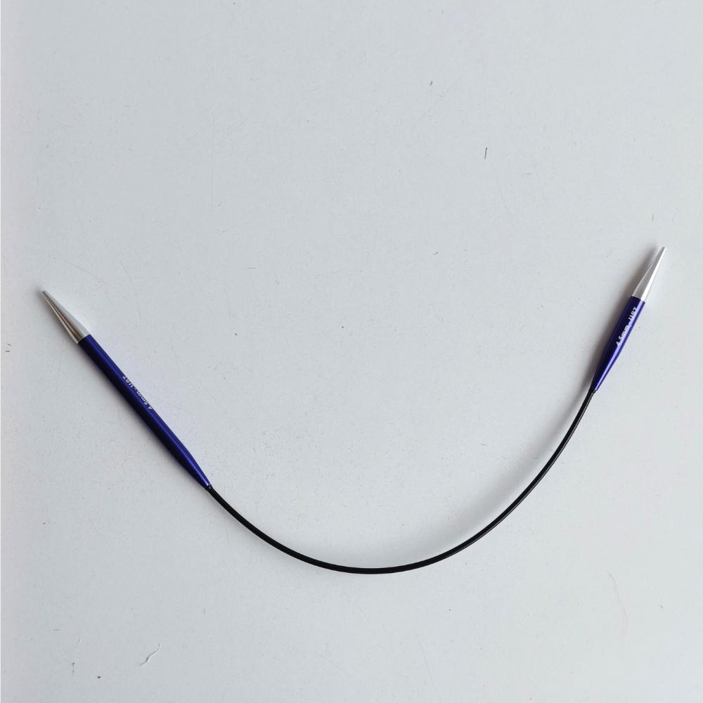 Zing Asymmetrical Fixed Circular Needles 25cm(10")