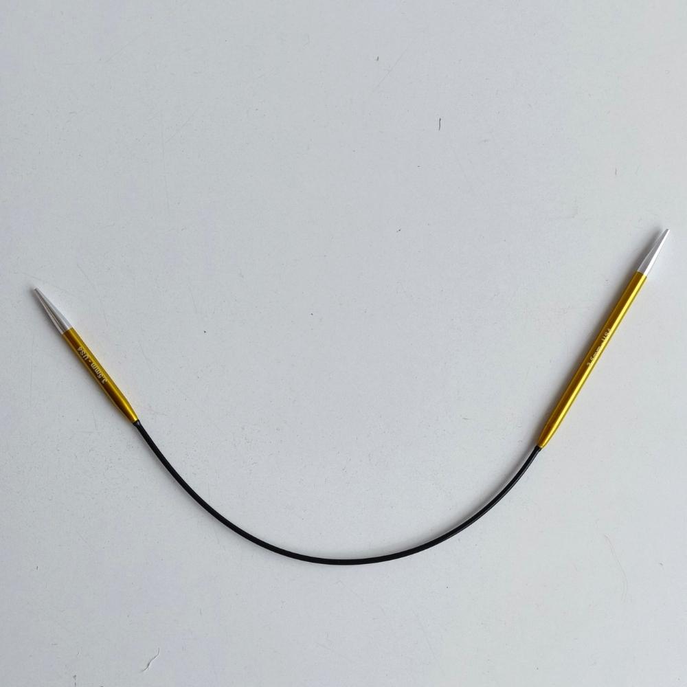 Zing Asymmetrical Fixed Circular Needles 25cm(10")
