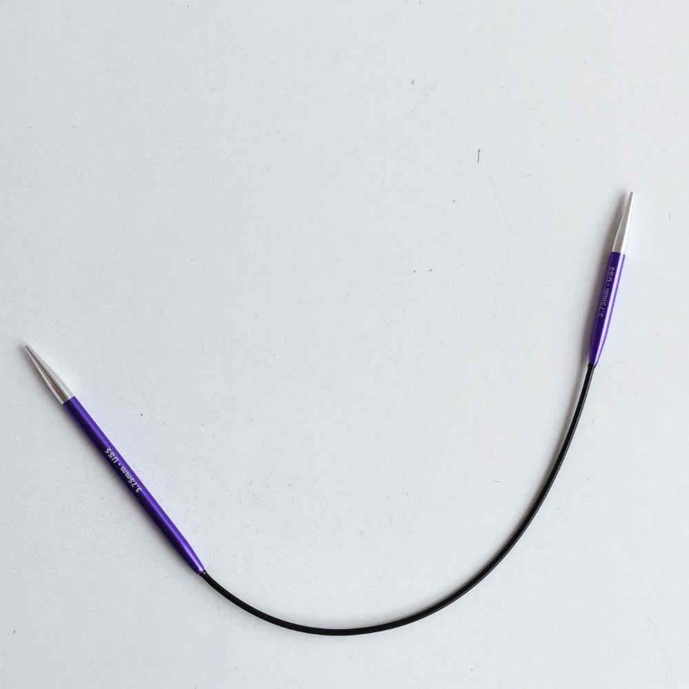 Zing Asymmetrical Fixed Circular Needles 25cm(10")