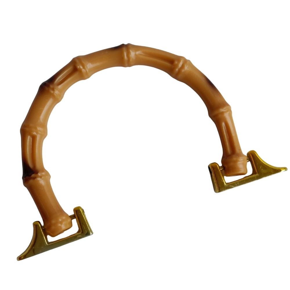 Bag Handle- Acrylic Bamboo Design-10cm Bag Handle- Acrylic Bamboo Design-10cm