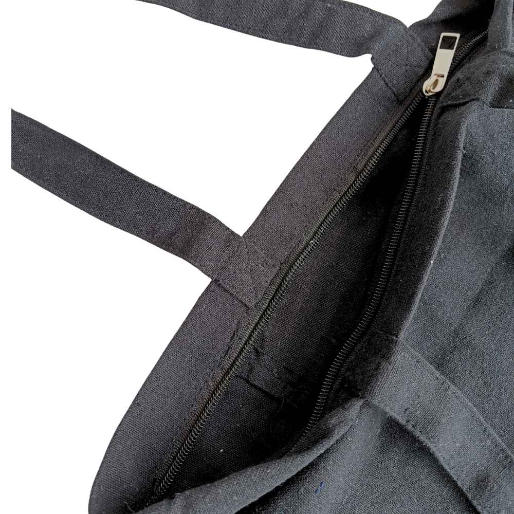Tote Bag With Zipper